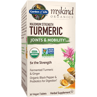 Thumbnail for Maximum Strength Turmeric, Organic 30 vtabs Garden of Life Supplement - Conners Clinic