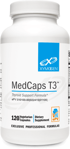 MedCaps T3™ 120 Capsules Xymogen Supplement - Conners Clinic