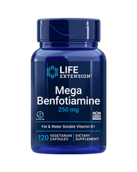 Thumbnail for Mega Benfotiamine 250 mg 120 Capsules Life Extension - Conners Clinic