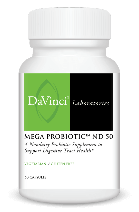 MEGA PROBIOTIC ND 50 60 Capsules DaVinci Labs Supplement - Conners Clinic