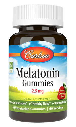Melatonin Gummies 60 Gummies Carlson Labs Supplement - Conners Clinic