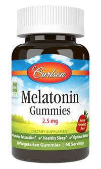 Thumbnail for Melatonin Gummies 60 Gummies Carlson Labs Supplement - Conners Clinic