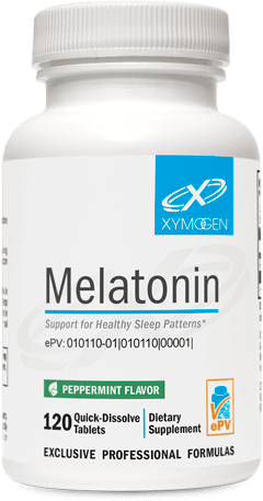 Melatonin Peppermint  - 120 Tablets Xymogen Supplement - Conners Clinic