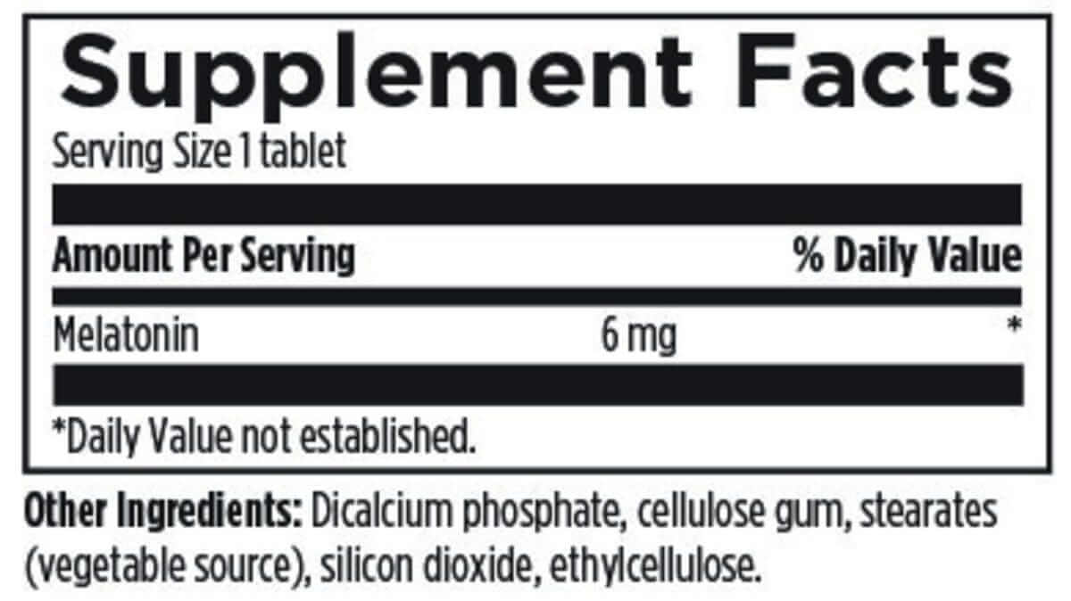 Melatonin SRT- 60 tabs Designs for Health Supplement - Conners Clinic