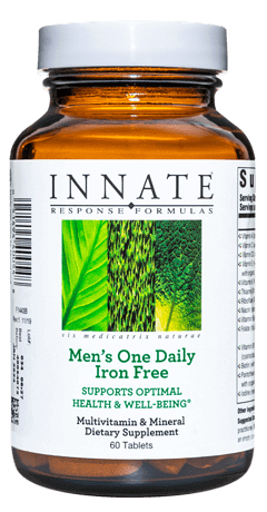 Men's One Daily Iron Free 60 Tablets Innate Response Supplement - Conners Clinic