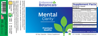 Thumbnail for MENTAL CLARITY (60C) Biotics Research Supplement - Conners Clinic