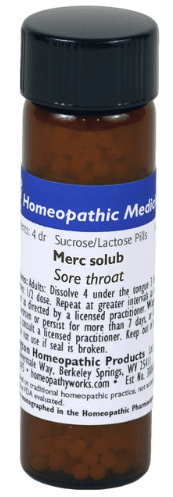 Mercurius Solubilis Pills - 200C Homeopath Supplement - Conners Clinic