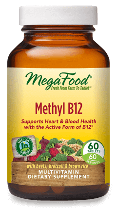 Methyl B12 60 Tablets Megafood Supplement - Conners Clinic
