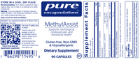 Thumbnail for MethylAssist 90 caps * Pure Encapsulations Supplement - Conners Clinic