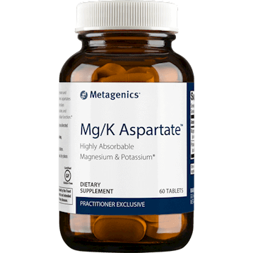 Mg/K Aspartate 60 tabs * Metagenics Supplement - Conners Clinic