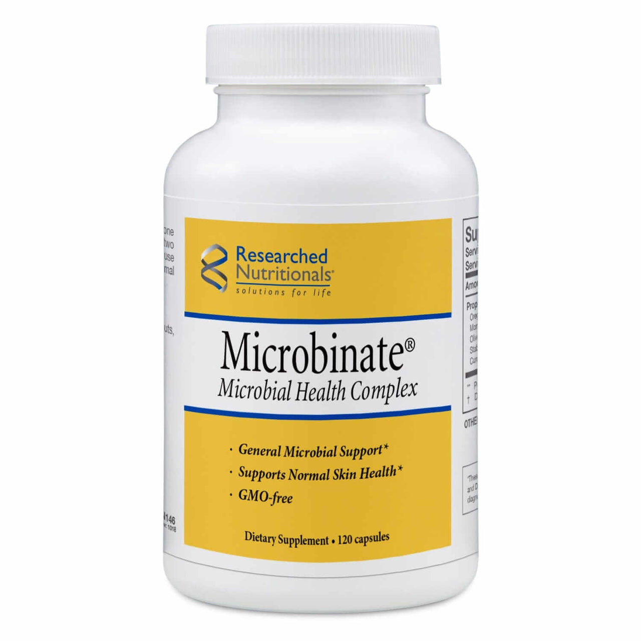 Microbinate - 120 Capsules Researched Nutritionals Supplement - Conners Clinic