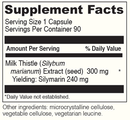 MILK THISTLE 90 Capsules DaVinci Labs Supplement - Conners Clinic