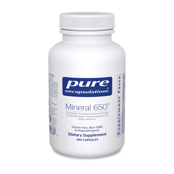 Mineral 650 180 vcaps * Pure Encapsulations Supplement - Conners Clinic