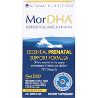 Thumbnail for MorDHA Prenatal Lemon Flavor 60 gels * Garden of Life Supplement - Conners Clinic