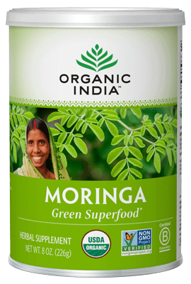 Moringa Powder 113 Servings Organic India Supplement - Conners Clinic