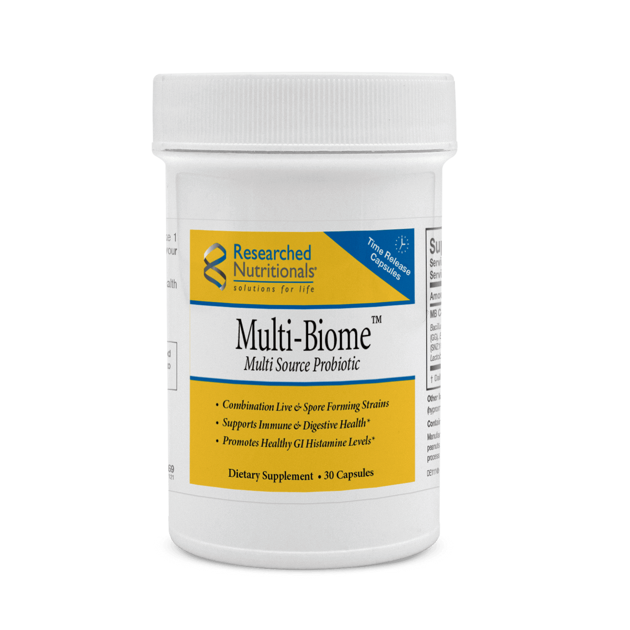 Multi-Biome - 30 Capsules Researched Nutritionals Supplement - Conners Clinic