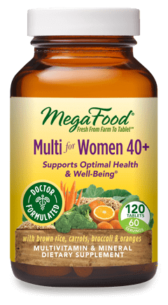 Multi for Women 40+ 120 Tablets Megafood Supplement - Conners Clinic