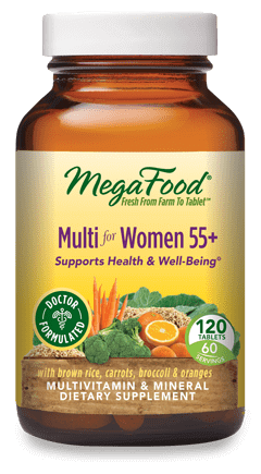 Multi for Women 55+ 120 Tablets Megafood Supplement - Conners Clinic