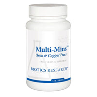 Thumbnail for MULTI-MINS (IRON & COPPER FREE) (120T) Biotics Research Supplement - Conners Clinic