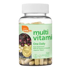 Multivitamin One Daily 60 Capsules Zahler Supplement - Conners Clinic