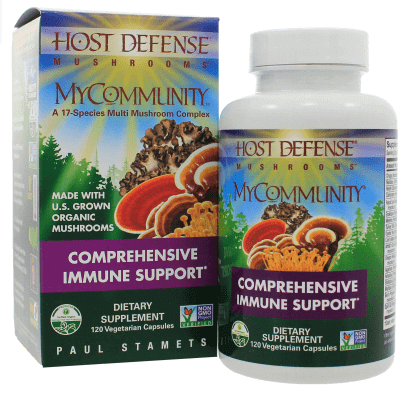 Mycommunity - Mushroom blend - 120 capsules Host Defense Supplement - Conners Clinic