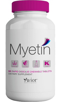 Myetin 60 Chewable Tablets Avior Supplement - Conners Clinic