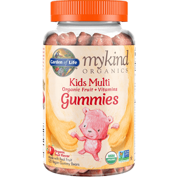 Mykind Kids Multi-Fruit 120 Gummy Bears * Garden of Life Supplement - Conners Clinic