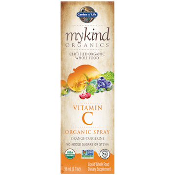 mykind Organics Vitamin C Orange-Tang 2 oz Garden of Life Supplement - Conners Clinic