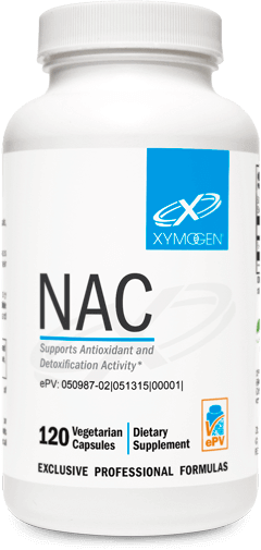 NAC - 120 Capsules Xymogen Supplement - Conners Clinic