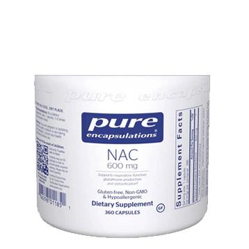 NAC 600 mg 360 caps * Pure Encapsulations Supplement - Conners Clinic