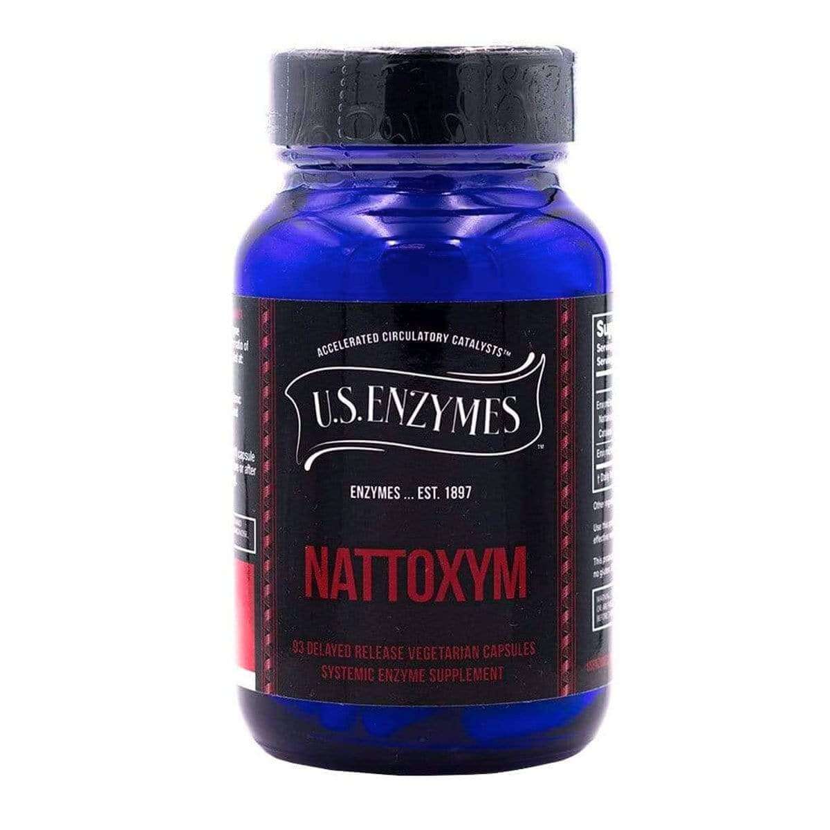Nattoxym Enzymes - 93 caps U.S. Enzymes Supplement - Conners Clinic