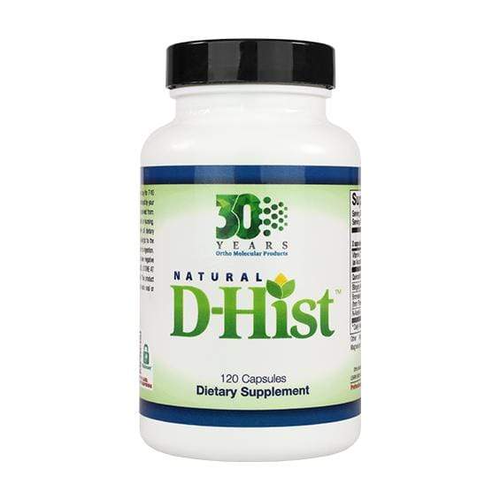 Natural D-Hist - 120 Capsules - PL Ortho-Molecular Supplement - Conners Clinic