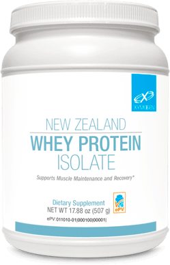 New Zealand Whey Protein Isolate  - 30 Servings Xymogen Supplement - Conners Clinic