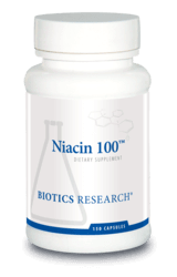 NIACIN 100 (150C) Biotics Research Supplement - Conners Clinic