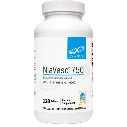 NiaVasc™ 750 -  120 Tablets Xymogen Supplement - Conners Clinic