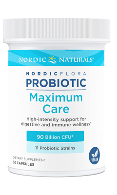 Nordic Flora Probiotic Maximum Care 30 Capsules Nordic Naturals Supplement - Conners Clinic