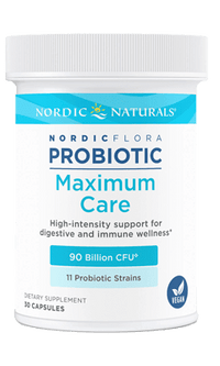 Thumbnail for Nordic Flora Probiotic Maximum Care 30 Capsules Nordic Naturals Supplement - Conners Clinic