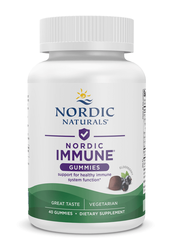 Nordic Immune® Elderberry 40 Gummies Nordic Naturals Supplement - Conners Clinic