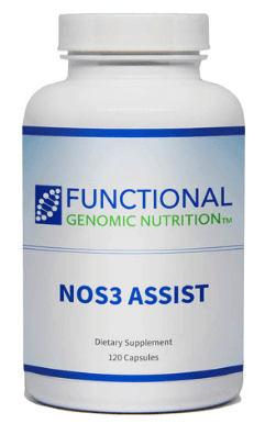 NOS3 Assist - 120 Caps Functional Genomic Nutrition Supplement - Conners Clinic