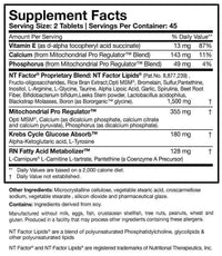 Thumbnail for NT Factor® Energy - 90 Tablets Researched Nutritionals Supplement - Conners Clinic