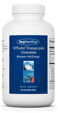 Thumbnail for NTFactor® EnergyLipids Chewables 60 Tablet Allergy Research Group Supplement - Conners Clinic