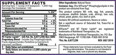 NTFactor® Healthy Aging 120 Tablets Nutritional Therapeutics Supplement - Conners Clinic