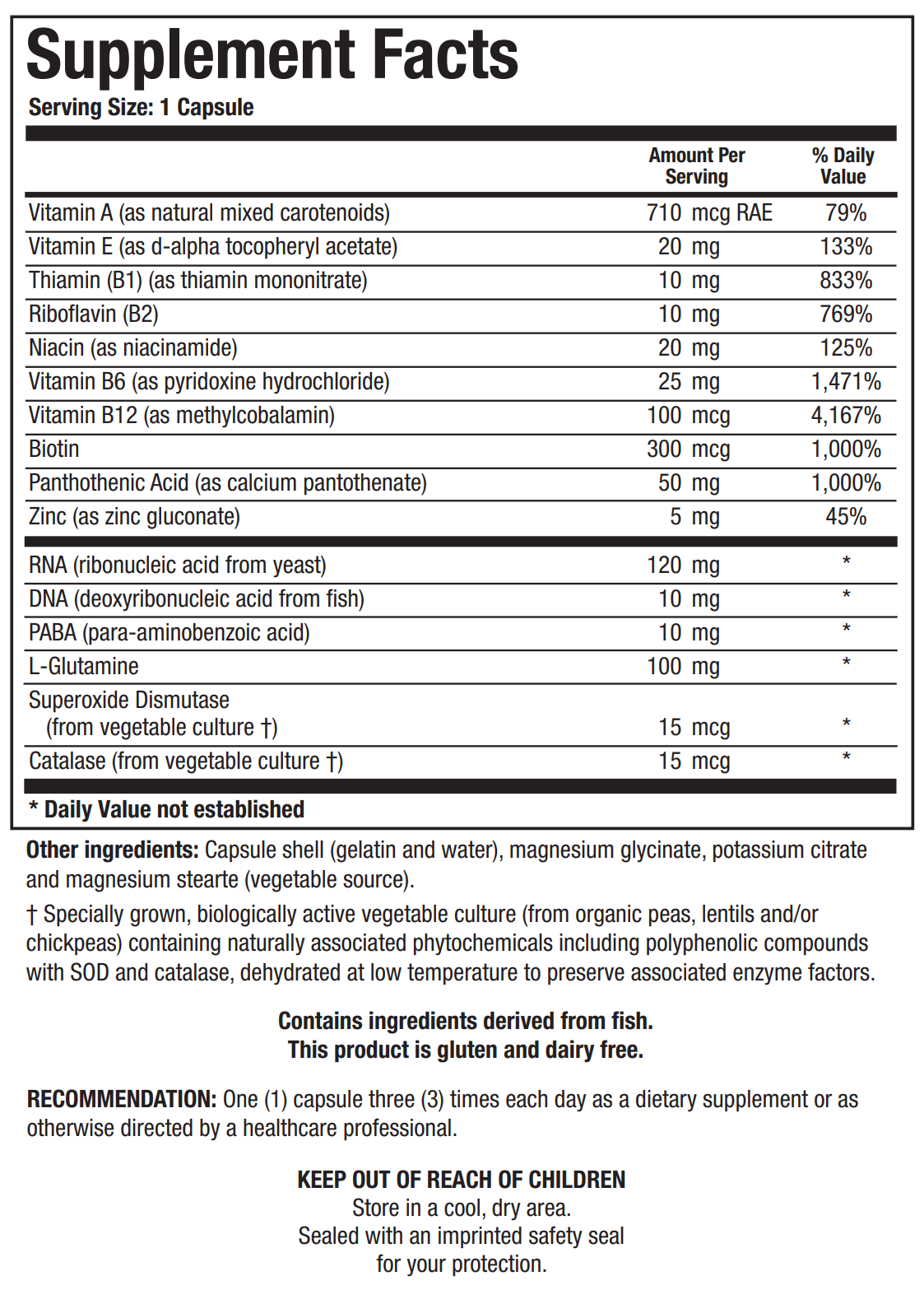 NUCLEZYME-FORTE (90C) Biotics Research Supplement - Conners Clinic