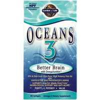Thumbnail for Oceans 3 - Better Brain 90 gels * Garden of Life Supplement - Conners Clinic