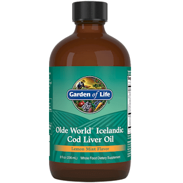 Olde World Icelandic Cod Liver Oil 8 oz * Garden of Life Supplement - Conners Clinic