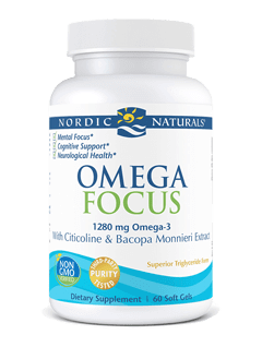 Omega Focus 60 Softgels Nordic Naturals Supplement - Conners Clinic