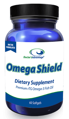 Omega Shield 60 Softgels Dr. Advantage Supplement - Conners Clinic