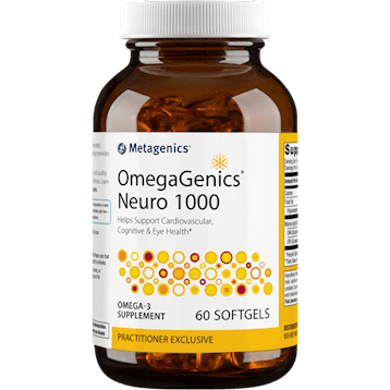 OmegaGenics Neuro 1000 60 softgels * Metagenics Supplement - Conners Clinic