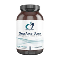 Thumbnail for OmegAvail Ultra w/D3, K1, K2 - 120 caps Designs for Health Supplement - Conners Clinic