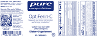 Thumbnail for OptiFerin-C 60 vcaps * Pure Encapsulations Supplement - Conners Clinic